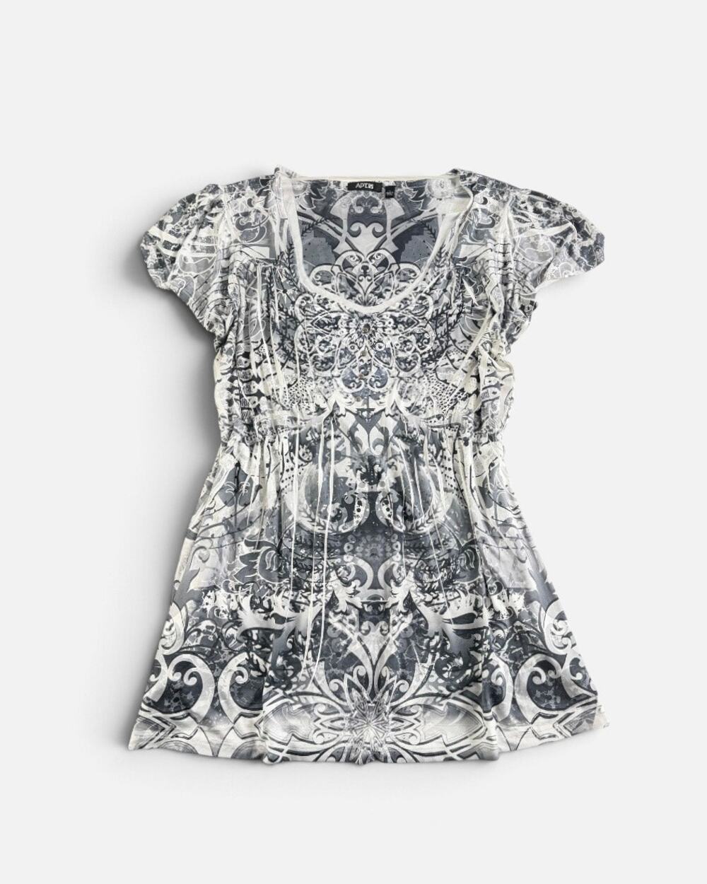 Vintage Y2K Apt 9 Fairy Grunge Sublimation Tunic Top Sz Large